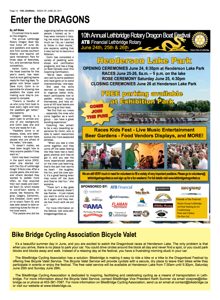 2011-06-23 Lethbridge Journal